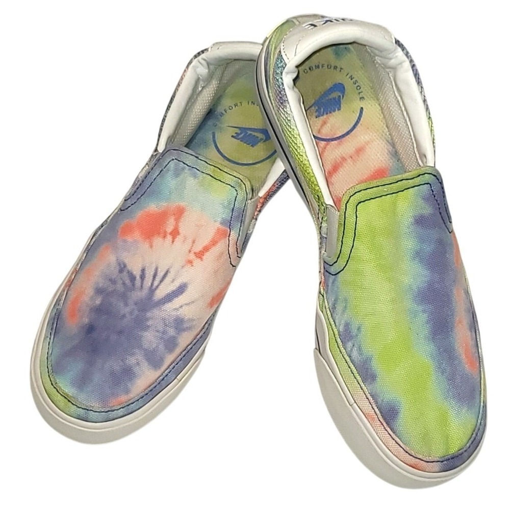 Nike Court Legacy Women's Slip-On‎ Shoes Size: 6.5 Tie Dye